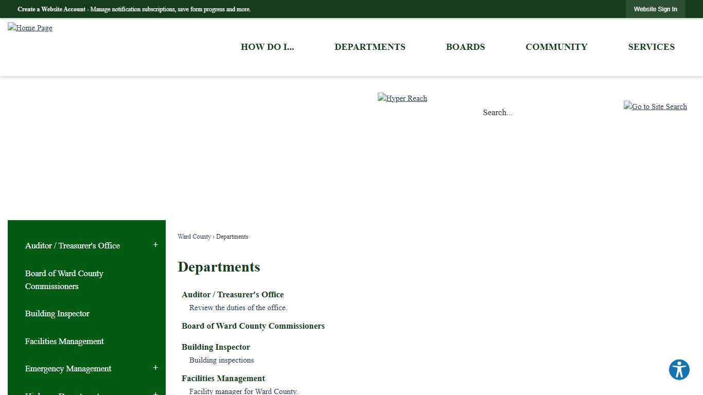 Departments Ward County, ND - Official Website